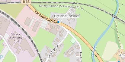 Pension auf Satellitenbild