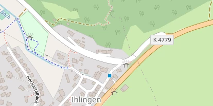 Pension auf Satellitenbild