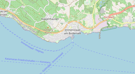 Pension auf Karte