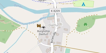 Pension auf Satellitenbild