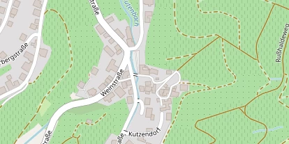 Pension auf Satellitenbild