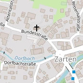 Pension auf Karte