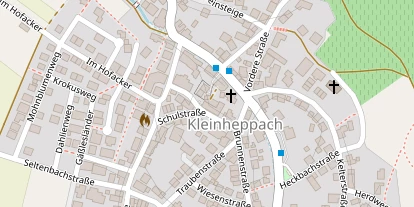 Pension auf Satellitenbild