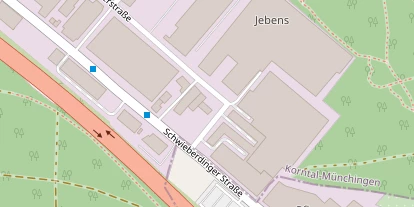 Pension auf Satellitenbild