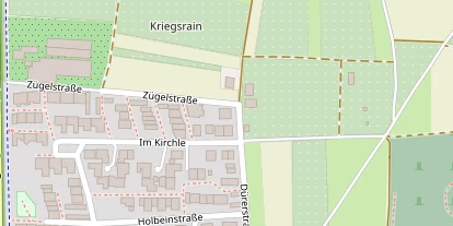 Pension auf Satellitenbild