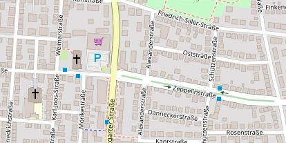 Pension auf Satellitenbild