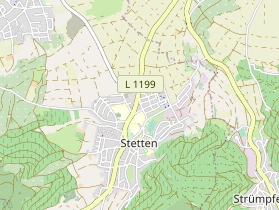 Pension auf Karte