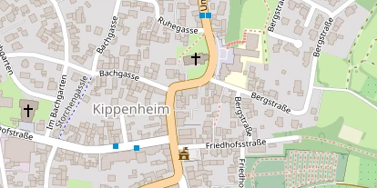 Pension auf Satellitenbild
