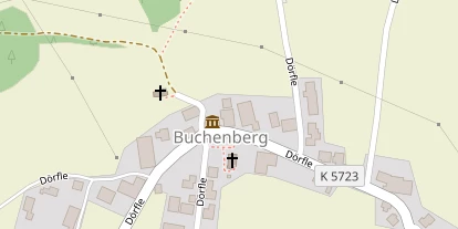 Pension auf Satellitenbild