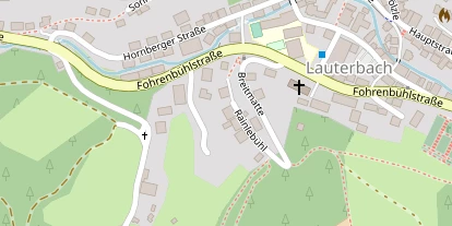 Pension auf Satellitenbild