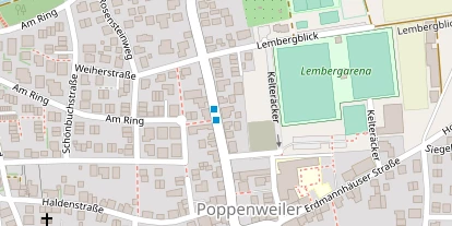 Pension auf Satellitenbild