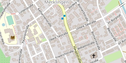 Pension auf Satellitenbild