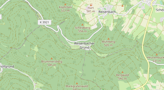 Pension auf Karte