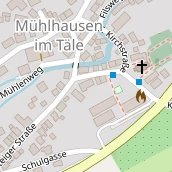 Pension auf Karte