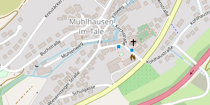Pension auf Satellitenbild