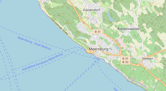 Pension auf Karte