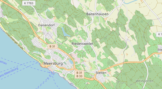 Pension auf Karte