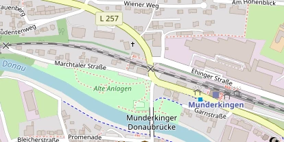 Pension auf Satellitenbild