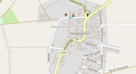 Pension auf Satellitenbild