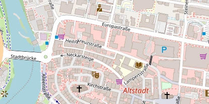 Pension auf Satellitenbild