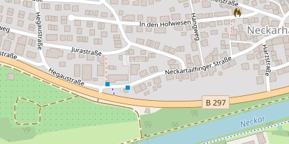 Pension auf Satellitenbild