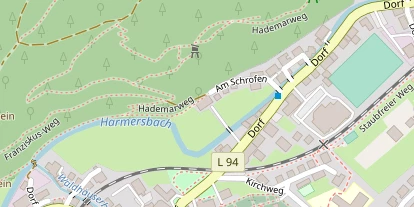 Pension auf Satellitenbild