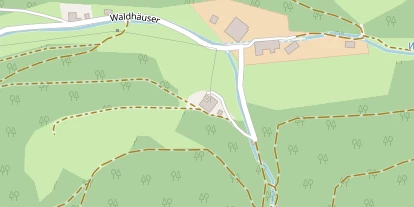 Pension auf Satellitenbild