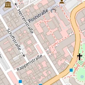 Pension auf Karte