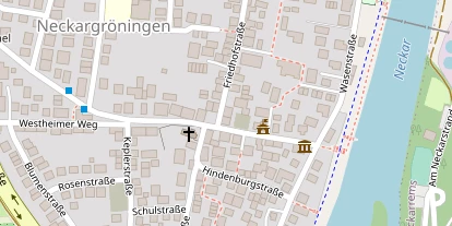 Pension auf Satellitenbild