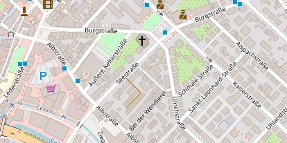 Pension auf Satellitenbild