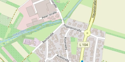 Pension auf Satellitenbild