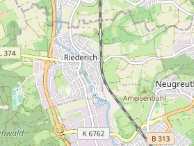 Pension auf Karte