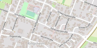 Pension auf Satellitenbild