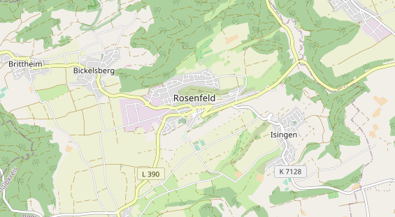 Pension auf Karte