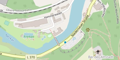Pension auf Satellitenbild