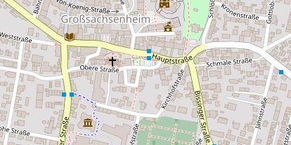 Pension auf Satellitenbild