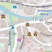 Pension auf Karte