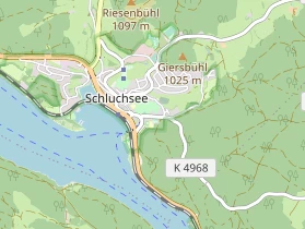 Pension auf Karte