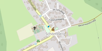 Pension auf Satellitenbild