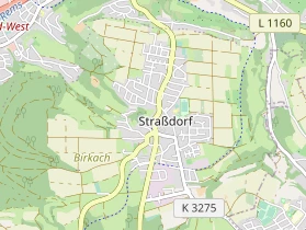 Pension auf Karte
