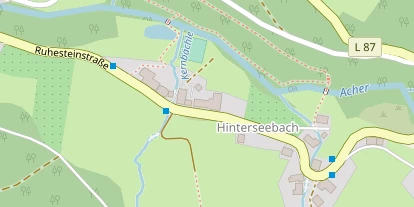 Pension auf Satellitenbild