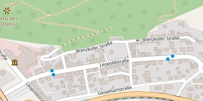 Pension auf Satellitenbild