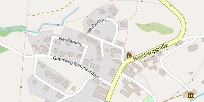 Pension auf Satellitenbild