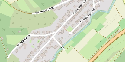 Pension auf Satellitenbild