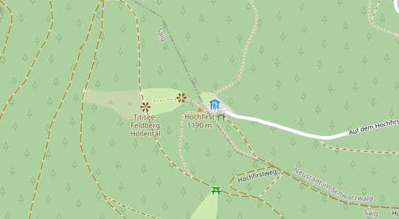 Pension auf Satellitenbild