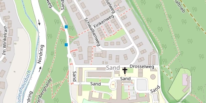 Pension auf Satellitenbild