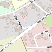 Pension auf Karte