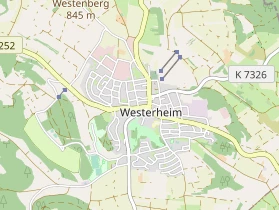 Pension auf Karte