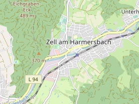 Pension auf Karte