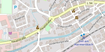 Pension auf Satellitenbild